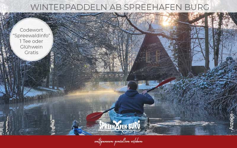 Spreehafen Burg: Anzeige Paddeln