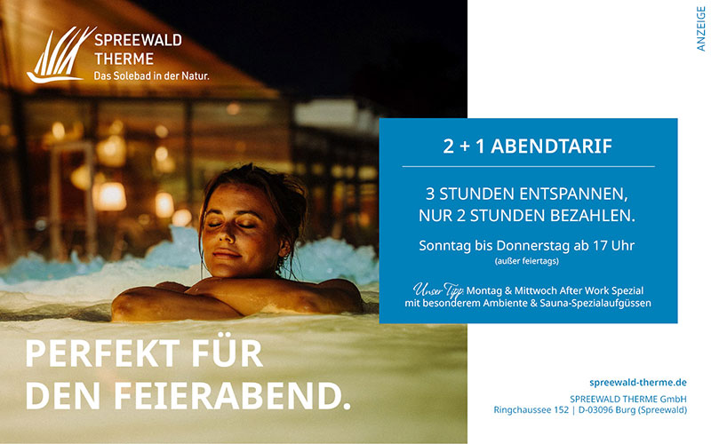 Abendtarif Spreewald Therme