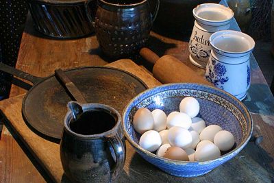 gedeckter Tisch im Heimatmuseum Dissen gedeckter Tisch im Heimatmuseum Dissen