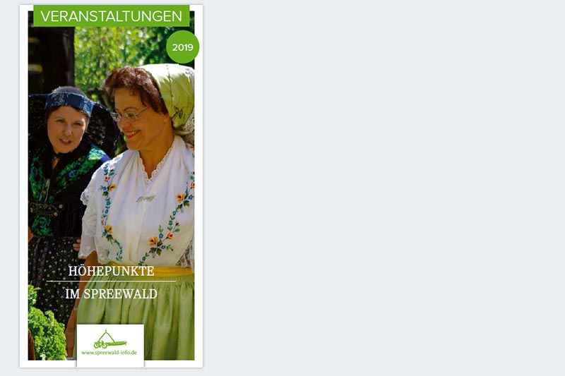 Anzeige/Eintrag A4 auf spreewald-info.de