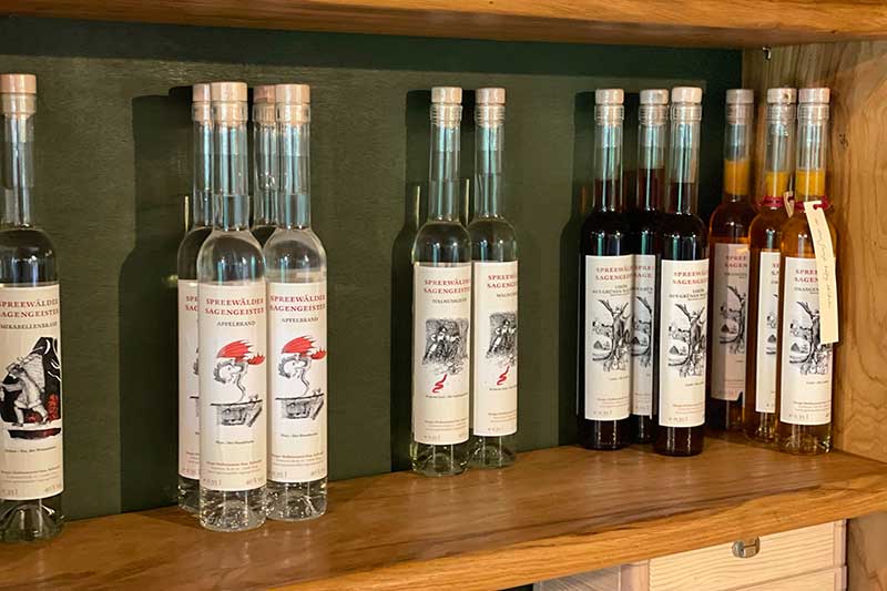 Burger Hofbrennerei: Spirituosen