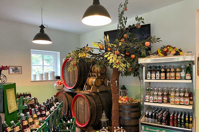 Ladengeschäft der Mosterei