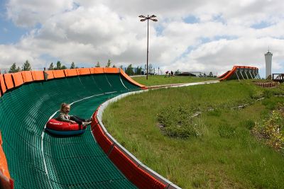 im Erlebnispark Teichland