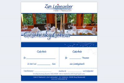 Gutschein Hotel zum Leineweber Gutschein Hotel zum Leineweber