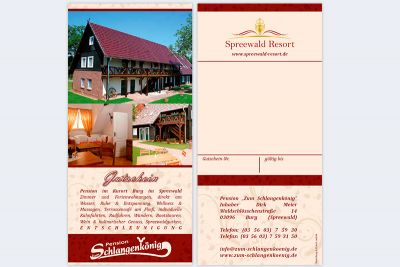 Gutschein Pension zum Schlangenkönig Gutschein Pension zum Schlangenkönig