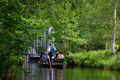 Kahnfahrt im Spreewald Häfen in Burg