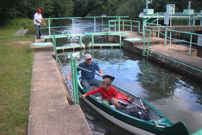 Schleuse mit Selbstbedienung Schleuse mit Selbstbedienung