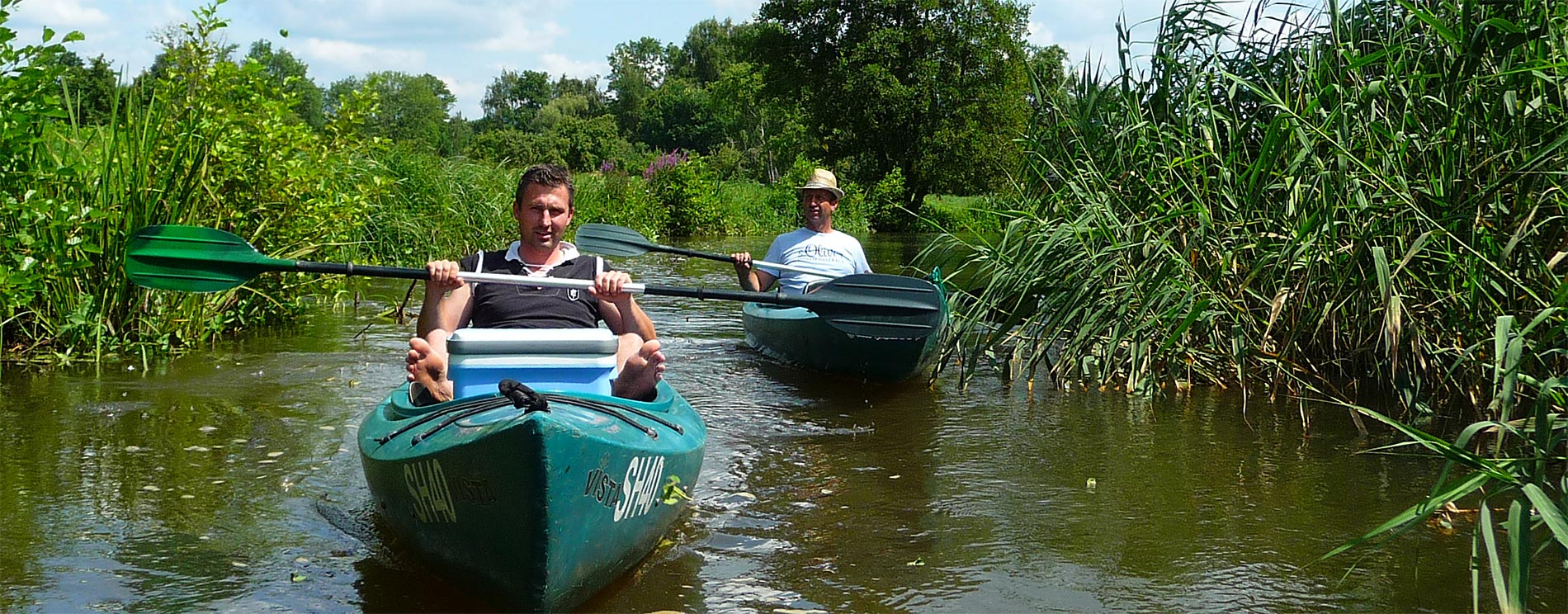 im Spreewald unterwegs