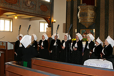 Chor in Kirche zu Dissen Ostersingen am Karfreitag in Dissen