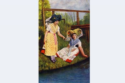 Osterwasser schöpfen