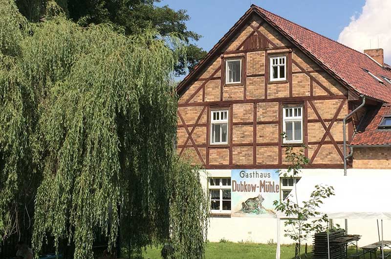 Giebelansicht Dubkow Mühle