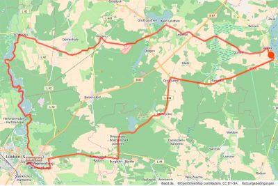 Radtour von Lübben zum Schwielochsee