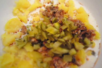 Zutaten klein schneiden