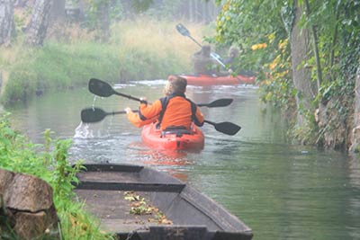 Paddler im Nebel Paddler im Nebel