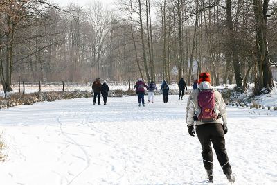 Schlittschuhlaufen im Spreewald