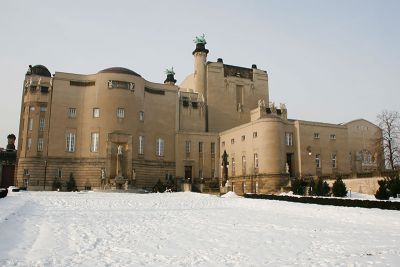 Staatstheater Cottbus im Winter