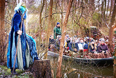 Spreewald Sagengestalt Wassermann (Foto M- Schroeter)